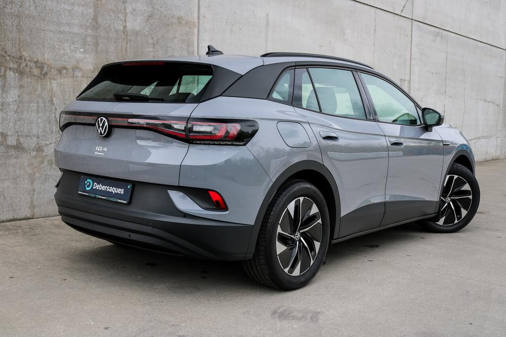 Volkswagen ID.4 77 kWh Pro Performance ACC NAVI APP PSENS Z, Auto's, Zwart, 0 kg, SUV of Terreinwagen, Zilver of Grijs