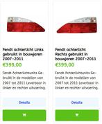 Hobby caravan of Fendt onderdelen hier te koop achterlichten, Caravans en Kamperen, Ophalen of Verzenden, Nieuw