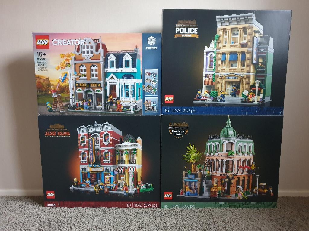 Lego Creator Expert Icons Nieuw 10270-10312-10297-10278, Kinderen en Baby's, Ophalen, Lego, Creator