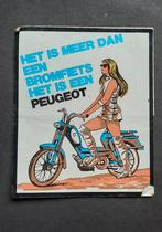 oude sticker Bromfiets Peugeot, Verzamelen, Stickers, Ophalen of Verzenden, Gebruikt