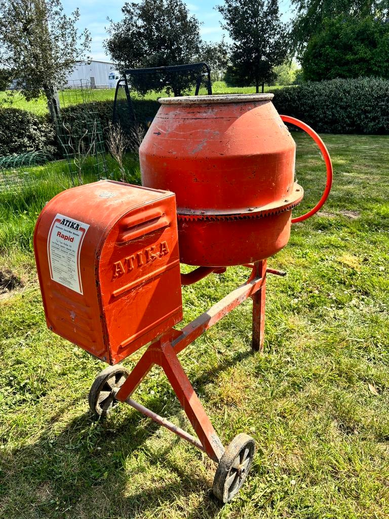 Betonmolen Atika 550W, Bricolage & Construction, Bétonnières, Enlèvement, Utilisé
