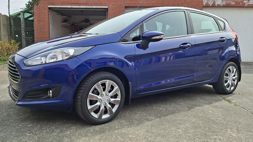 FORD FIËSTA 1.0 80PK BWJ 11/2013 108500KM PRIMA STAAT!!, Auto's, Voorwielaandrijving, Stof, Blauw, 99 g/km
