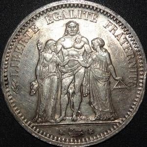 Argent - France - Hercule - 1873, Enlèvement ou Envoi, France, Monnaie en vrac, Argent