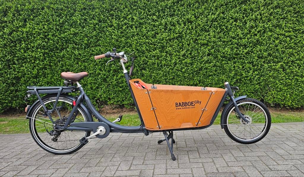 Elektrische bakfiets Babboe city In perfecte staat, Enlèvement, Comme neuf, Électrique