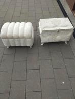 Boîte de rangement en excellent état avec décoration perlée, Moins de 50 cm, Métal, 50 à 100 cm, Comme neuf