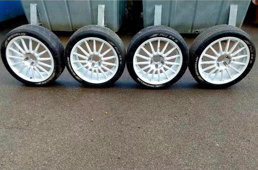 4 belles jantes BRAID 8x18, entraxe 5x120 - BMW M3, Autos : Pièces & Accessoires, Pneus & Jantes, 18 pouces, Enlèvement, Utilisé