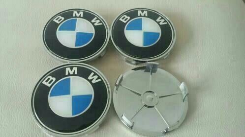 Bmw naafdoppen in blauw wit 68 mm / 65 mm, Auto diversen, Wieldoppen, Ophalen of Verzenden, Nieuw