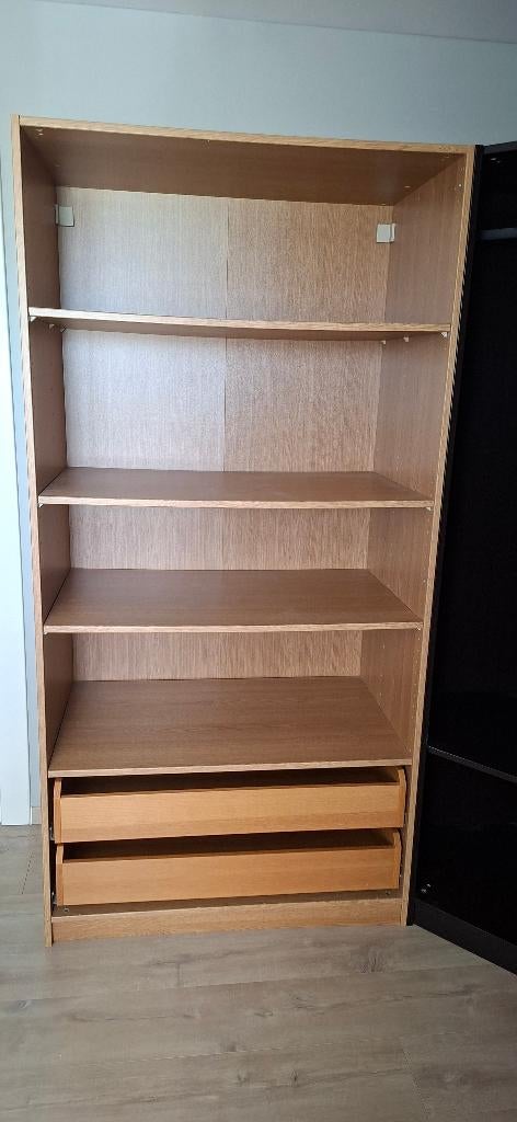 Kleerkast met legplanken en lades, Ophalen, Met plank(en), Gebruikt, 100 tot 150 cm