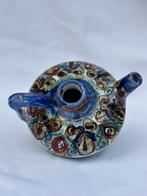 Handmade Greek Ceramic Jug - D.O.R. Greece (Gold Accents), Antiek en Kunst, Ophalen of Verzenden
