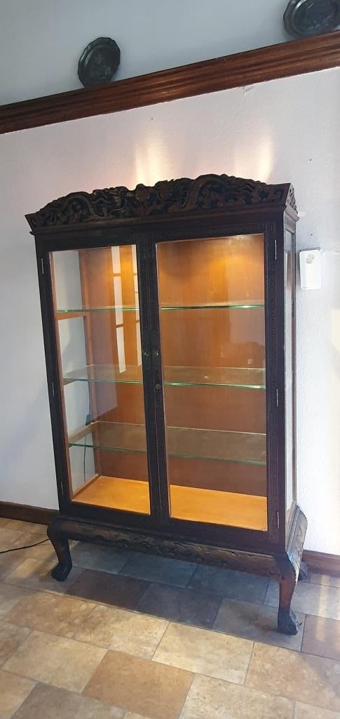 Vitrine d'exposition de style Sino-Japonais, Maison & Meubles, Armoires | Vitrines, Enlèvement, Verre