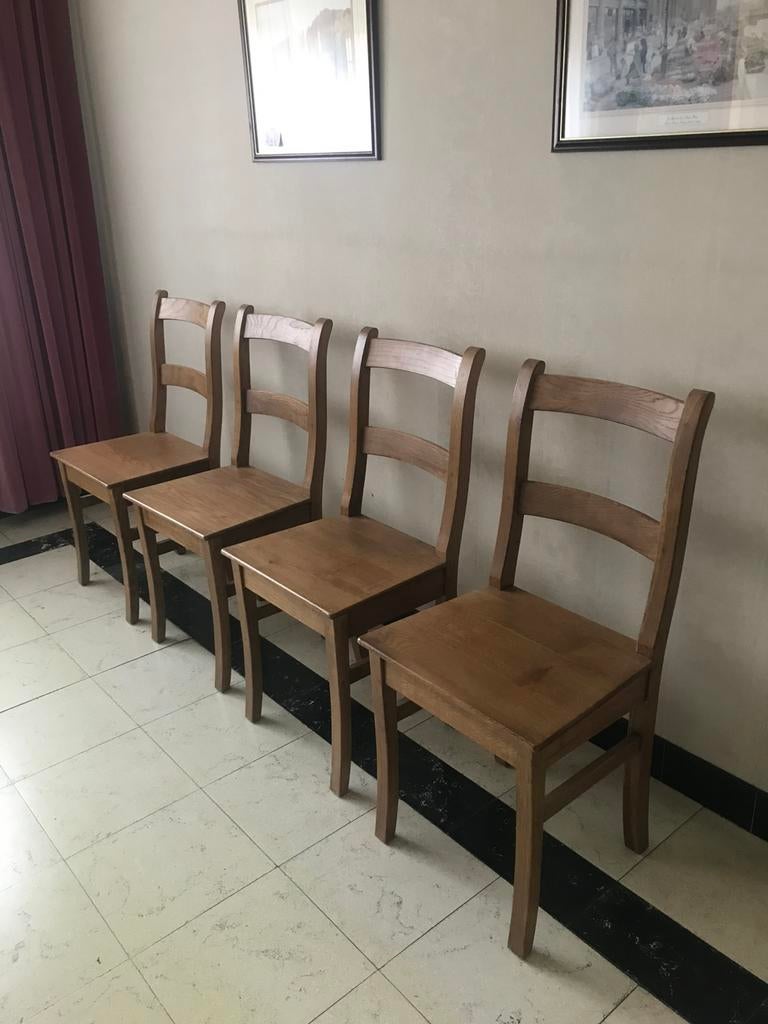 Eiken keuken stoeltjes, Ophalen