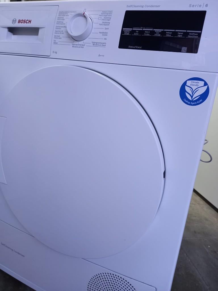 Sèche linge bosch 8kg pompe à chaleur A +++, Enlèvement, Comme neuf, Chargeur frontal
