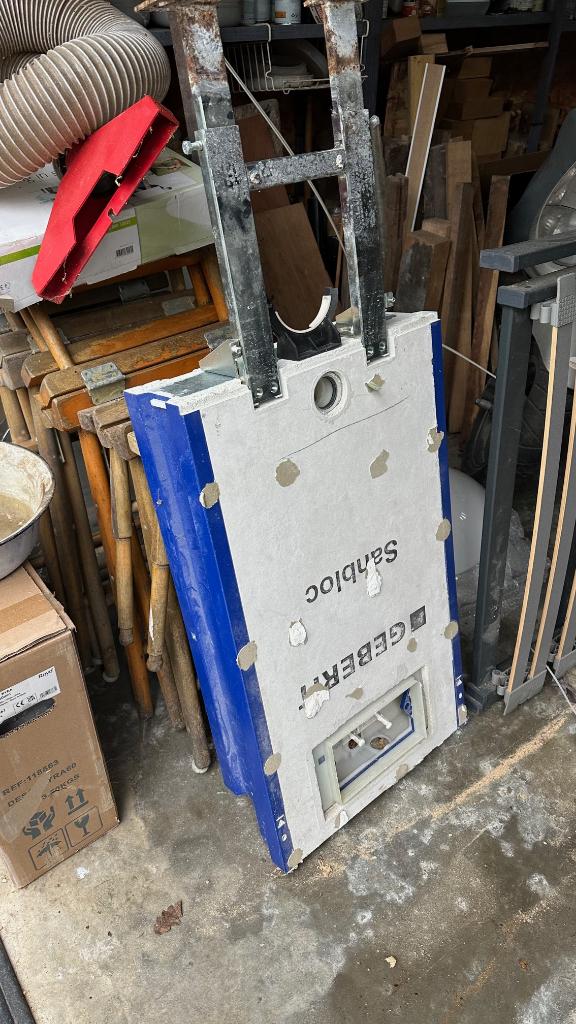 Geberit - inbouwtoilet, Ophalen, Gebruikt, Toilet