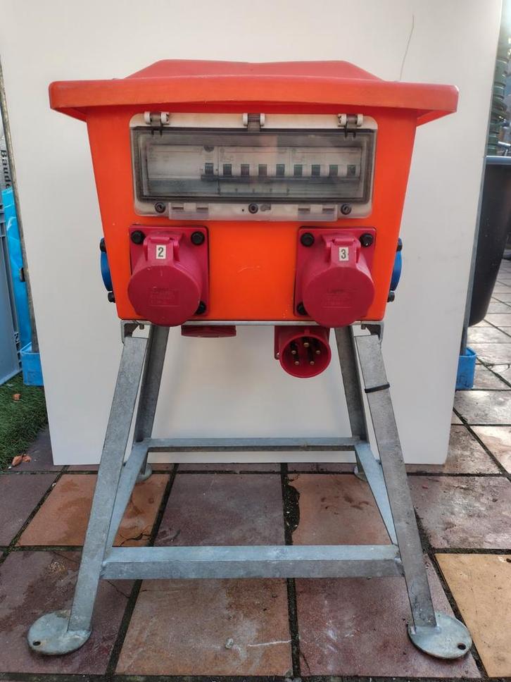 Jäger Direkt Rondo werfkast 32A – krachtstroom verdeler 230/, Doe-het-zelf en Bouw, Elektriciteit en Kabels, Gebruikt, Overige typen