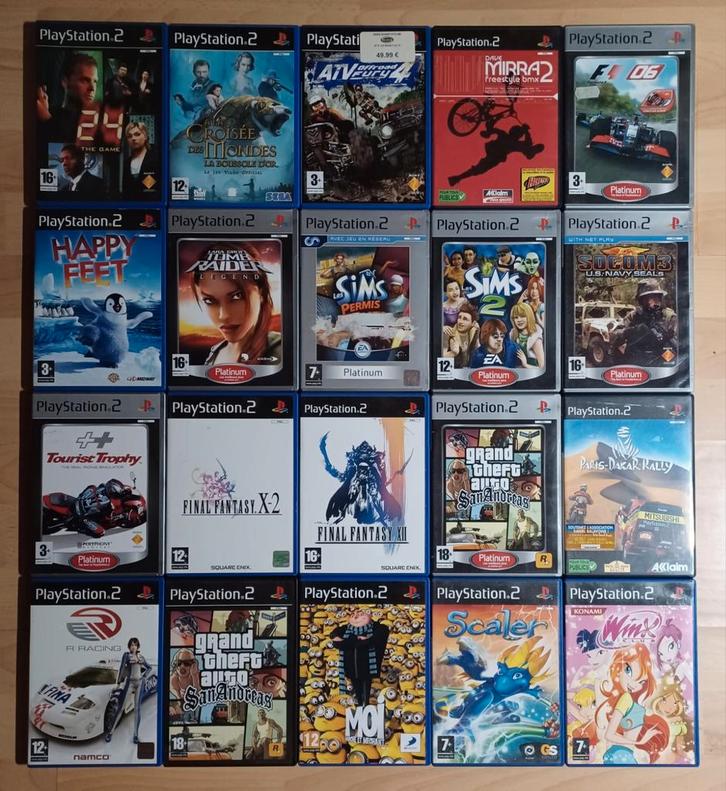 Jeux PS2 _ Prix en description, Games en Spelcomputers, Games | Sony PlayStation 2, Gebruikt, Ophalen of Verzenden