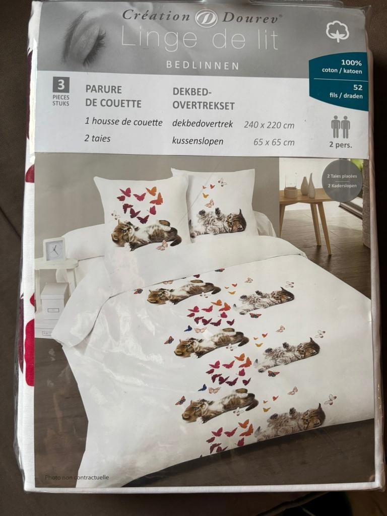dekbedovertrek, Ophalen, Nieuw, Tweepersoons, Dekbedovertrek