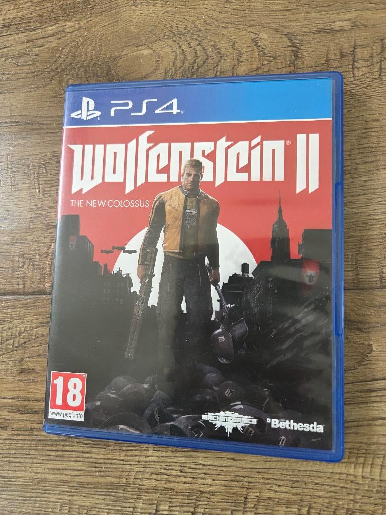 Wolfenstein II, Consoles de jeu & Jeux vidéo, Jeux | Sony PlayStation 4, Enlèvement ou Envoi, 1 joueur, À partir de 18 ans, Comme neuf