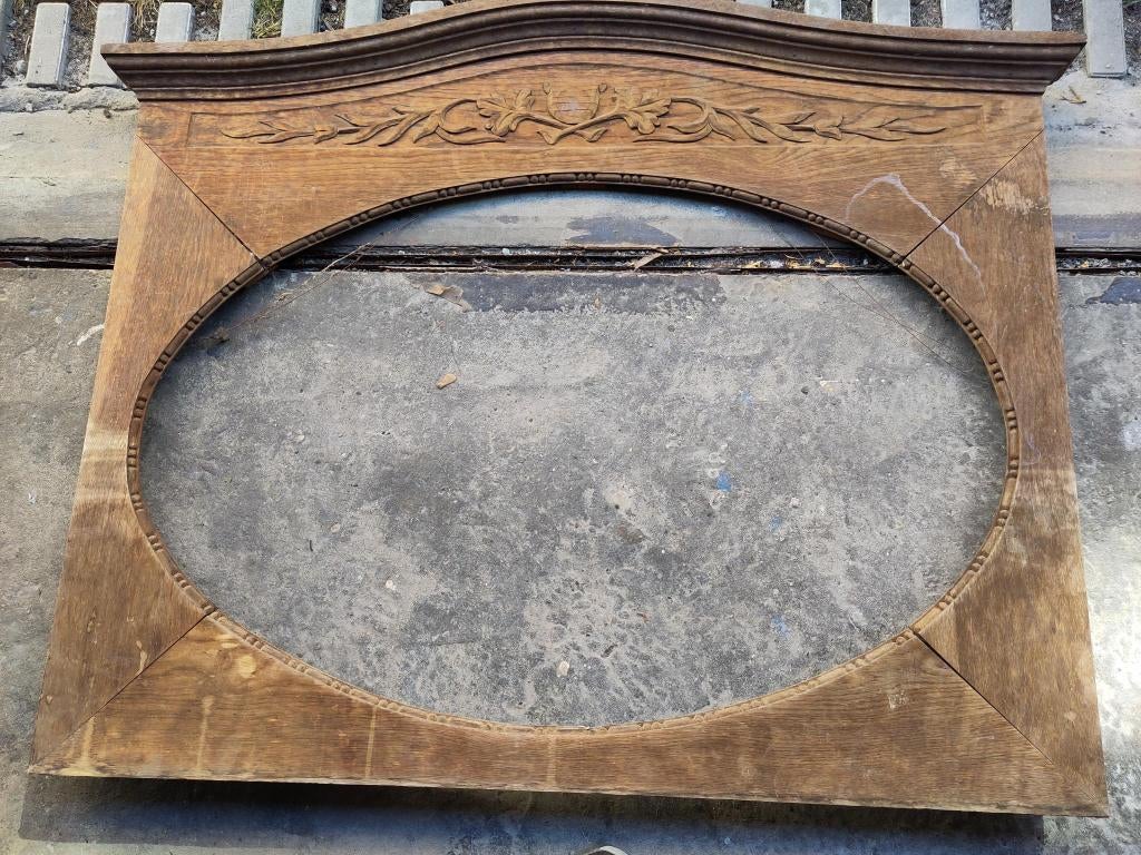 kader voor spiegel, Antiek en Kunst, Ophalen, Ovaal, 50 tot 100 cm, Minder dan 100 cm