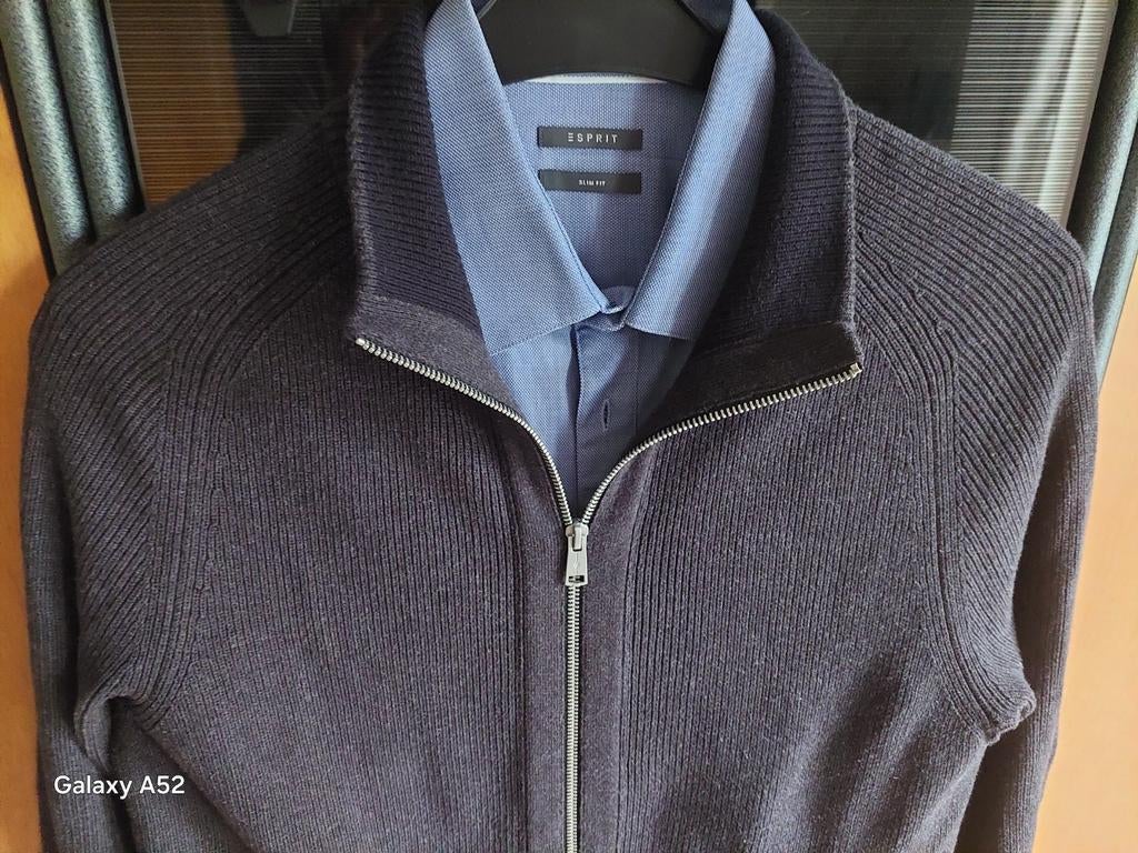 herenvest met rits Marc O´Polo - anthraciet - maat M, Marc' O Polo, Maat 48/50 (M), Ophalen of Verzenden, Zo goed als nieuw