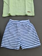 wit met blauwe strepen korte broek, CA, 110, Kinderen en Baby's, Kinderkleding | Maat 110, Ophalen, Zo goed als nieuw, Broek