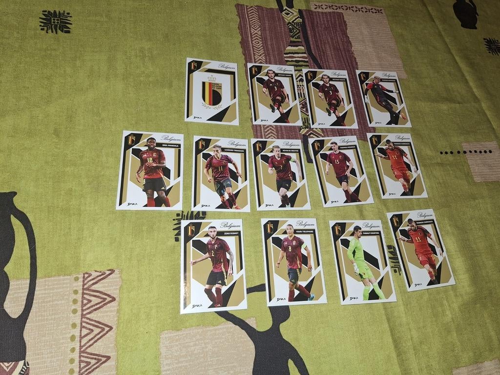 Daka kaarten rode duivels, Ophalen of Verzenden, Nieuw, Spelerskaart