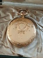 18k gouden zakhorloge werkt goed, Handtassen en Accessoires, Ophalen of Verzenden, Goud