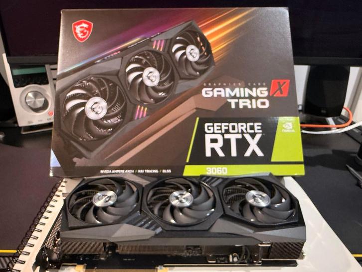 MSI RTX 3060 Gaming X Trio 12 GB, Computers en Software, Videokaarten, Zo goed als nieuw, Nvidia, PCI-Express 4.0, GDDR6, HDMI