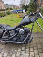 Mooie klassieker zwarte dyna chopper.bouwj 98., Motoren, 2 cilinders, 1340 cc, Particulier, Meer dan 35 kW