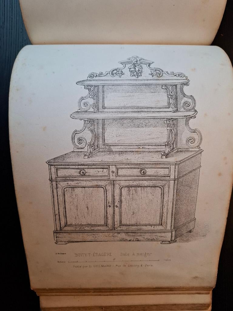 D. Guilmard - Le carnet de l'Ébéniste Parisien - 1850 (?), Antiquités & Art, Enlèvement ou Envoi