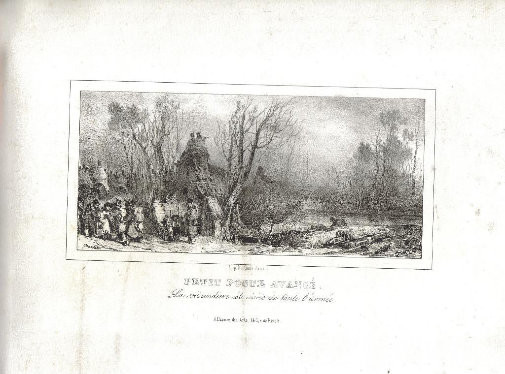 Nicolas-Toussaint Charlet litho "Petit Poste Avancé", Antiquités & Art, Art | Lithographies & Sérigraphies, Enlèvement