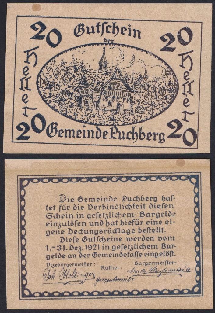 Puchberg, Postzegels en Munten, Bankbiljetten | Europa | Niet-Eurobiljetten, Setje, Oostenrijk, Ophalen of Verzenden
