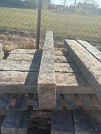 Graniet boorstenen., Ophalen, Gebruikt, Natuursteen