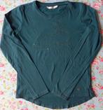 Donkergroene longsleeve maat 140, Kinderen en Baby's, Kinderkleding | Maat 140, Ophalen of Verzenden, Zo goed als nieuw, Meisje