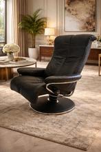 Fauteuil relax exclusif en cuir Stressless - Confort de luxe, Enlèvement ou Envoi, Comme neuf, Cuir, Luxe comfort