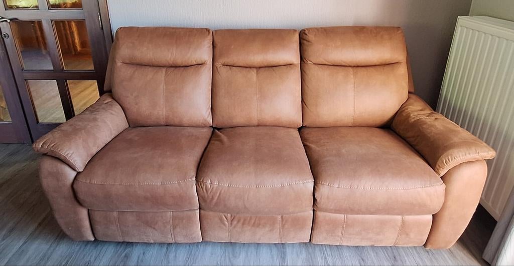 Cuir 3 places avec 2 défrisants électriques et cuir 2 places, Enlèvement