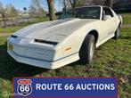 Pontiac Firebird Trans Am | 1984 | Route 66 Auctions, Pontiac, Zwart, Bedrijf, Handgeschakeld