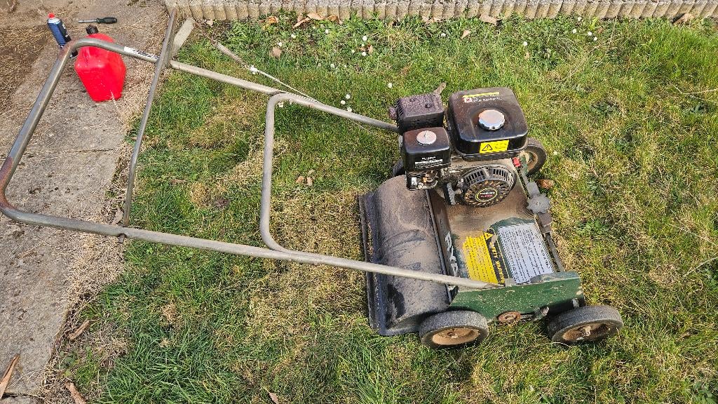 Ryan(bobcat) verticuteermachine professioneel, Jardin & Terrasse, Scarificateurs, Enlèvement, Utilisé, Essence, Rayn