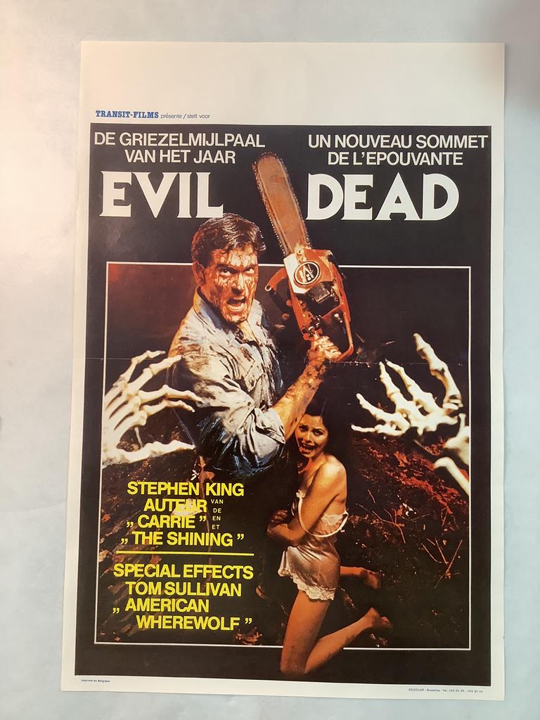 EVIL DEAD   FILMPOSTER    36-54 cm, Ophalen of Verzenden
