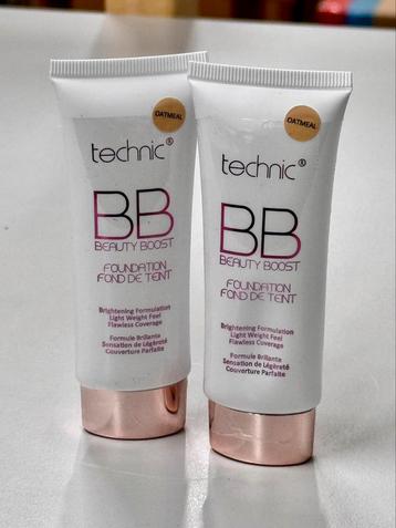 2x Technic BB Beauty Boost Foundation Oatmeal 30ml 2 stuks