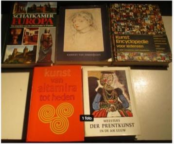 5 Prima Kunstboeken - allerlei beschikbaar voor biedingen
