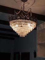 Kristallen luchter, Huis en Inrichting, Lampen | Kroonluchters, Ophalen, Gebruikt
