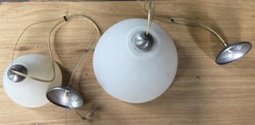 Set van 2 witte plafondlampen beschikbaar voor biedingen