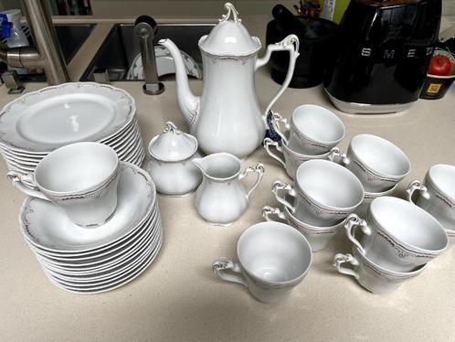 Koffieservies beenderporselein, Huis en Inrichting, Keuken | Servies, Nieuw, Compleet servies, Porselein, Ophalen