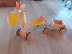 Houten loopwagen met karretje, Verzenden, Zo goed als nieuw