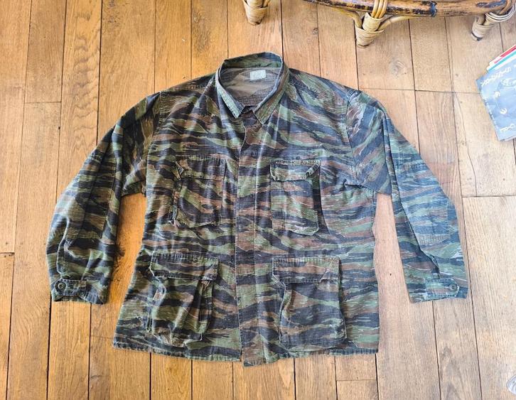 Vintage hemd/jas amerikaans leger vintage 1980 tigerstripe, Verzamelen, Militaria | Algemeen, Landmacht, Kleding of Schoenen, Ophalen of Verzenden