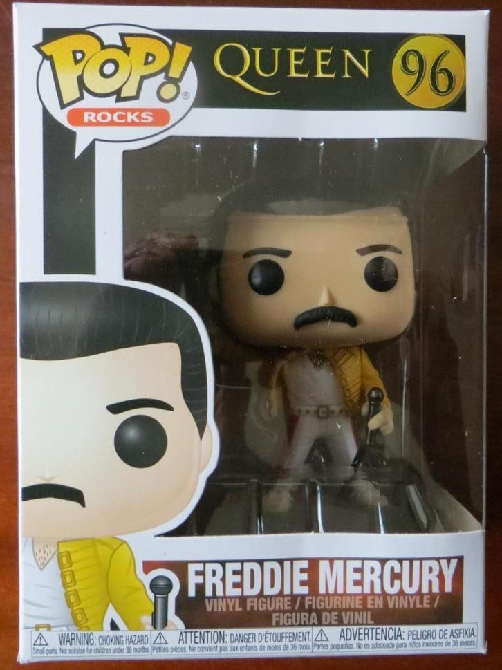 FUNKO POP - QUEEN - FREDDIE MERCURY - VINYL FIGUUR - NIEUW, Verzamelen, Muziek, Artiesten en Beroemdheden, Nieuw, Pop, Beeldje of Miniatuur