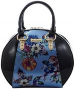 Handtas Miss Serenade Flowers rond NIEUW!, Handtassen en Accessoires, Tassen | Damestassen, Ophalen of Verzenden, Nieuw, Blauw