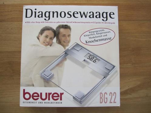 Glazen diagnose weegschaal - BEURER (NIEUW), Electroménager, Balances, Neuf, Digital, Pèse-personne, 1 à 500 grammes, 100 kg ou plus