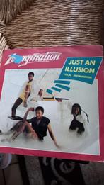 Vinyl (45t) imagination "juste à illusion ", Ophalen, 1980 tot 2000, Gebruikt