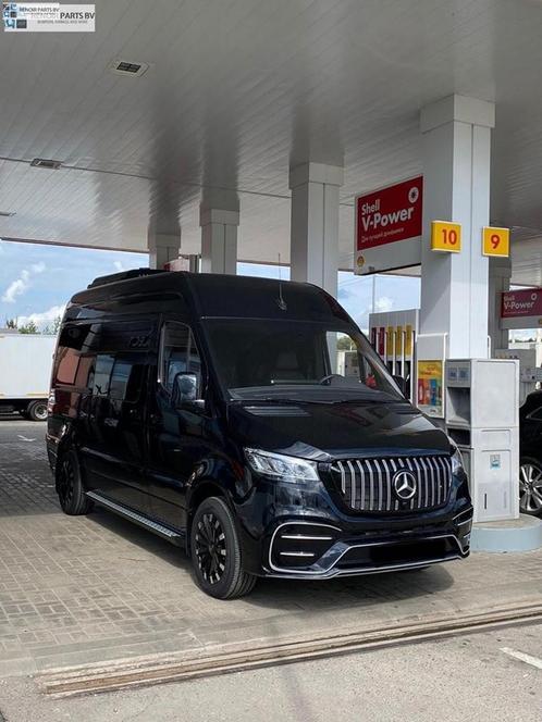 SPORT SIDE STEP MERCEDES SPRINTER W907 L2 L3 L4 LANG CHROME, Auto-onderdelen, Carrosserie, Gebruikt, Ophalen of Verzenden